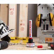 Marker permanent Edding 3000, varf 1.5-3 mm, rosu BPTCED30002