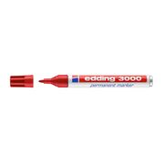 Marker permanent Edding 3000, varf 1.5-3 mm, rosu BPTCED30002
