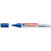 Marker permanent Edding 750, cu vopsea, corp metalic, varf rotund, 2-2-4 mm, albastru BPTCED7503