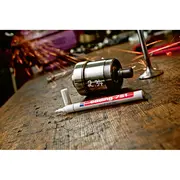 Marker permanent Edding 751 cu vopsea, corp metalic, varf rotund, 1-2 mm, argintiu BPTCED751054