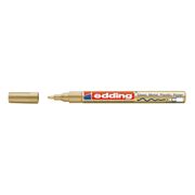 Marker permanent Edding 751 cu vopsea, corp metalic, varf rotund, 1-2 mm, auriu BPTCED751053
