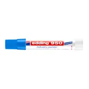 Marker permanent Edding 950, varf tip ceara, 10 mm, albastru BPTCED950003