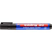 Marker permanent edding 30, corp plastic, varf rotund, 1.5-3 mm, negru BPTCED300001