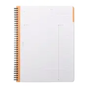 MeetingBook cu spira A4+ Rhodiactive, 80 file, negru BPTCCF1199404