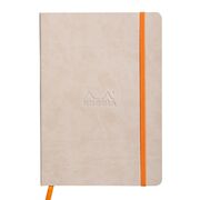 Notebook A5 Rhodiarama, 80 file, ivory, dictando, bej BPTCCF1174050