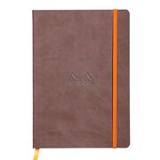 Notebook A5 Rhodiarama, 80 file, ivory, dictando, maro BPTCCF1174036