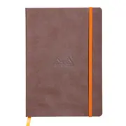 Notebook A5 Rhodiarama, 80 file, ivory, dictando, maro BPTCCF1174036