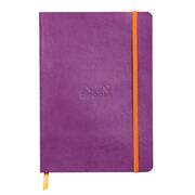Notebook A5 Rhodiarama, 80 file, ivory, dictando, mov BPTCCF1174104