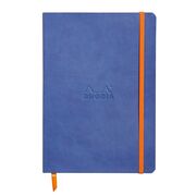 Notebook A5 Rhodiarama, 80 file, ivory, dictando, safir BPTCCF1174081