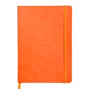 Notebook A5 Rhodiarama, 80 file, ivory, dictando, tangerine BPTCCF1174142