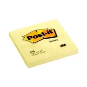 Notite adezive Post-it®, Galben Canary yellow, 76 mm x 76 mm, 100 file/bucata, 100% PEFC BPTC3M1076760
