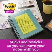 Notite adezive Post-it® 660N, Neon, liniate, 101 x 152 mm, 100 file/bucata, 100% PEFC BPTC3M11051
