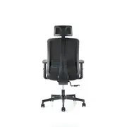 Scaun Vertigo, cu tetiera, stofa, negru BPTCPL800133