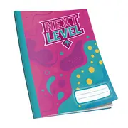 Caiet Next Level capsat A5, 48 de file, 60g/mp, dictando, diverse modele de coperti BPTCCI9700219