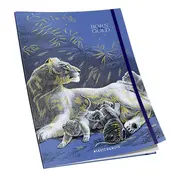 Caiet cusut A5, 80 file, 90 g, liniatura punctata, coperta design animale BPTCCI080361