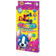 Creioane colorate Astra triunghiulare Astrino, 12 bucati/set BPTCAZ221004