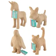 Decoratiuni din hartie Creative Craft, diverse animale, 14 cm BPTCJK000403