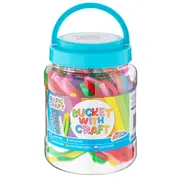 Galetusa Creative Craft, 8 forme, spuma, pompoane, lipici, pene BPTCJK100069