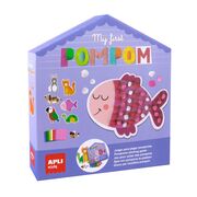 Joc creativ pompoane, APLI, tema animale, 102 coli BPTCAL018505