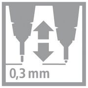 Liner Stabilo Sensor, varf 0.3 mm, albastru, blister BPTCSW10195B