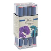 Markere varf dublu, Nassau Fine Art, 12 culori/set BPTCJK145737