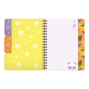 Notes cu separatoare si spira Bangoberry Pally Panda, 200 pagini BPTCGR128701