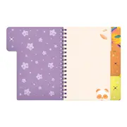Notes cu separatoare si spira Bangoberry Pally Panda, 200 pagini BPTCGR128701