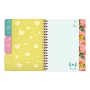 Notes cu separatoare si spira Bangoberry Piggy Porcusorul, 200 pagini BPTCGR128702