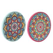 Pictura cu diamante Mandala Creative Craft, diametru canvas 30 cm BPTCJK260016