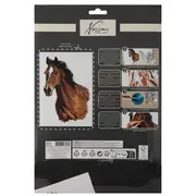 Pictura pe numere Creative Craft, 33x23 cm, model horse BPTCJK138982