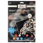 Pictura pe numere Creative Craft, 33x23 cm, model tigru BPTCJK139040