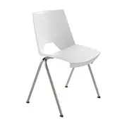 Scaun de vizitato STRIKE 2131 CR suprapozabil, cadru din otel, rezistent, durabil BPTCPL800087