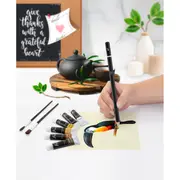 Set 16 piese Creative Craft, culori acuarela in cutie de metal BPTCJK000500