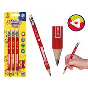 Set 3 creioane incepatori Astra, cu ascutitoare BPTCAZ206119005