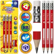 Set 3 creioane incepatori Astra, cu ascutitoare BPTCAZ206119005
