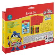 Set creativ Creative Craft, 20 piese, 6 sabloane si 14 culori BPTCJK160015