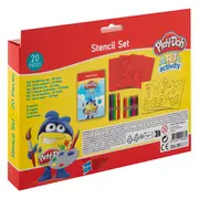 Set creativ Creative Craft, 20 piese, 6 sabloane si 14 culori BPTCJK160015