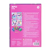 Set hartie metalica transferabila, Apli, tema Moda, 20 coli BPTCAL017859