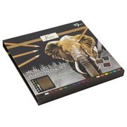 Set pictura 19 piese Creative Craft, culori metalice acuarela si creioane colorate BPTCJK000218