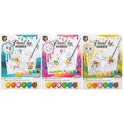Set pictura pe numere Creative Craft, A4, 6 culori, 2 planse, 1 pensula BPTCJK150057