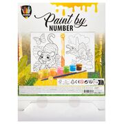 Set pictura pe numere Creative Craft, A4, 6 culori, 2 planse, 1 pensula BPTCJK150057