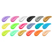 Tempera acrilica, Fine Art, 18 culori, culori fluo si metalice, 36 ml/culoare, BPTCJK141739