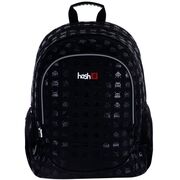 Ghiozdan Astra Hash AB350, 3 compartimente, 39x28x15 cm, negru BPTCAZ023108
