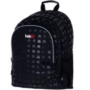 Ghiozdan Astra Hash AB350, 3 compartimente, 39x28x15 cm, negru BPTCAZ023108