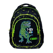 Ghiozdan scolar Astra, 3 compartimente, colectia T-Rex Neon BPTCAZ023064