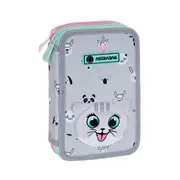 Penar scolar Astra AC2, 2 compartimente, neechipat, coletia Cute Kitty BPTCAZ023026