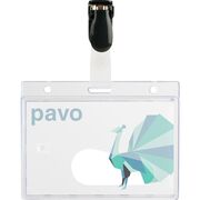 Ecuson cu clips PVC, 60 x 90 mm, 25 bucati/cutie BPTCPV009251
