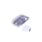 Ecuson orizontal Pavo, clips, 90x57 mm, 50 bucati/set BPTCPV007899