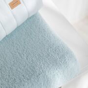 Husa De Protectie Azul Pentru Salteaua De Infasat ,   Bumbac Buclat, Elastic Pe Contur, 80x50 Cm, Bonjourbebe Pjbc2rz101-034