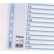 Index A-Z, Esselte, Mylar, carton cu taste laminate, A4 BPTCSL4024
